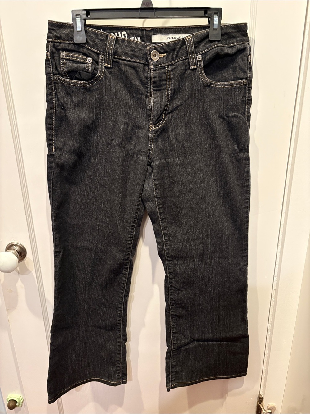 DKNY Black Boot-Cut Jeans BN106